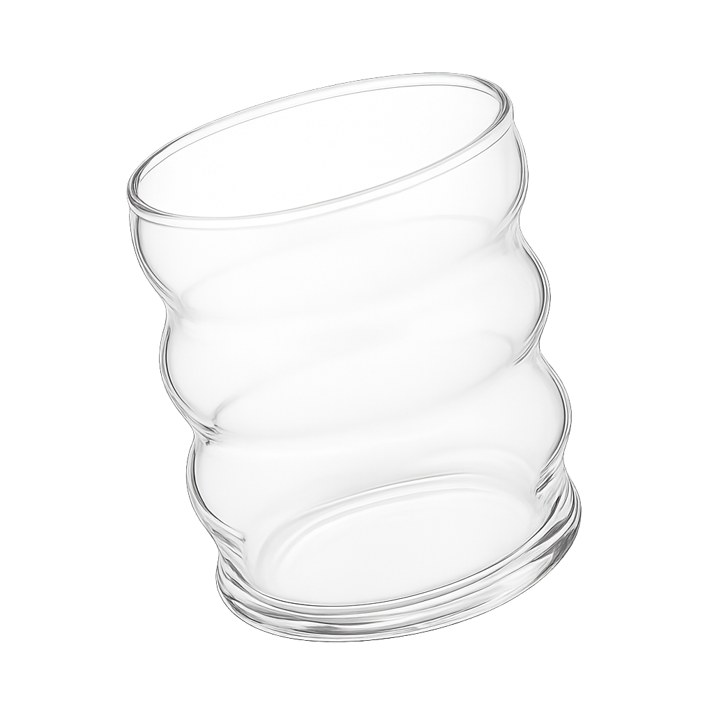 Ripple Glass for Ube Latte