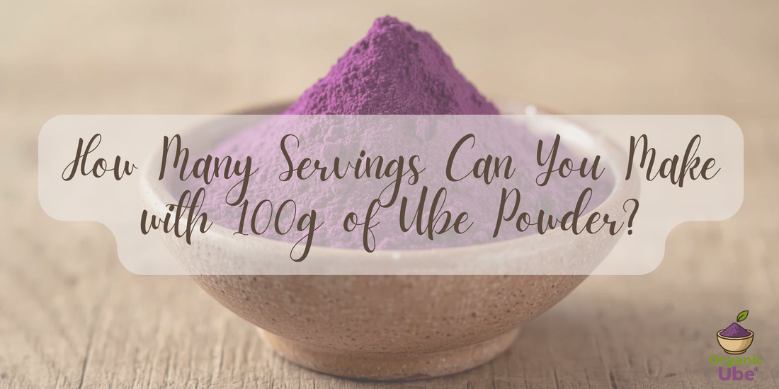 How Many Servings Can You Make with 100g of Ube Powder?