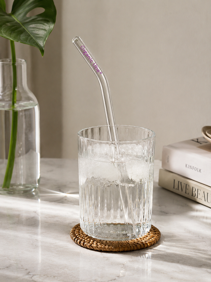 glass straw Organic Ube 2